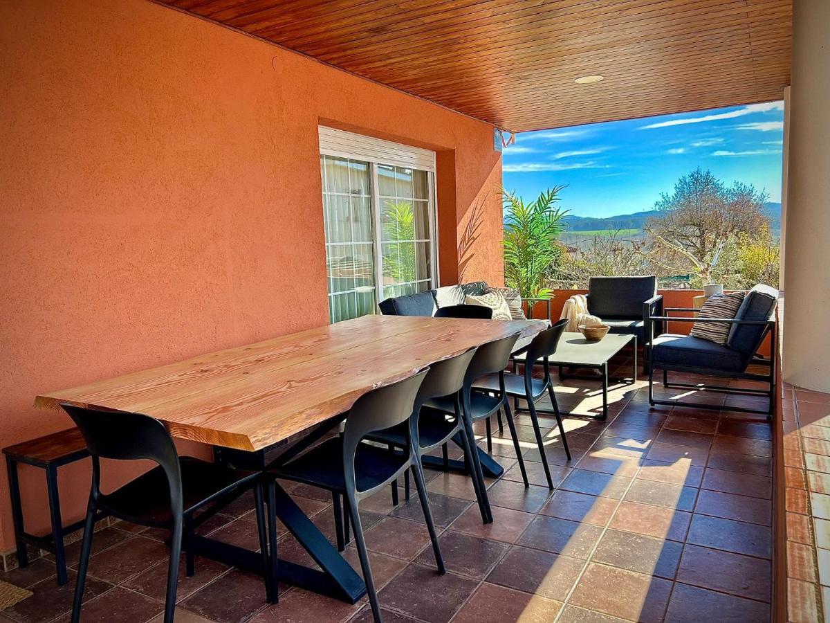 Vila Piscina De Sal Barbacoa Wifi, Parking Gratis, 3 Min Pga Casa El Roble Girona Exteriér fotografie