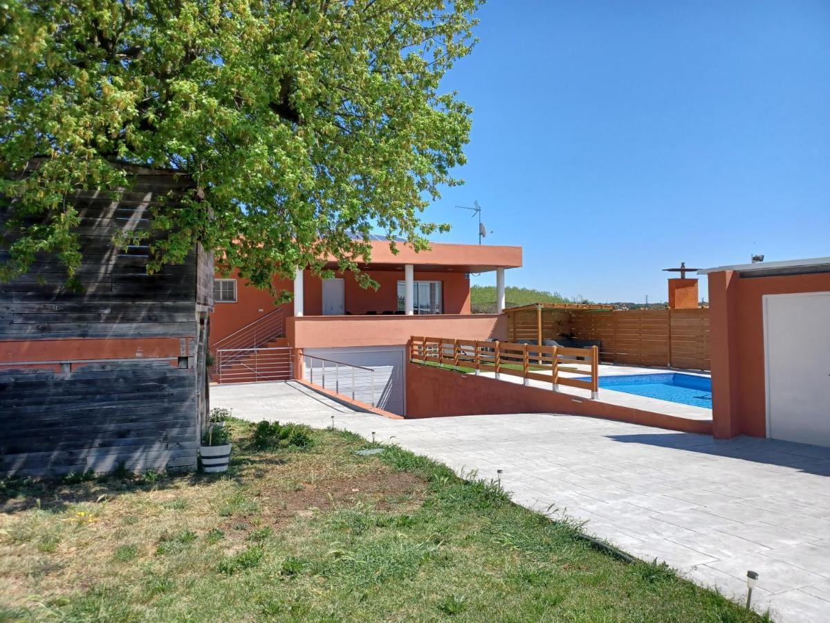 Vila Piscina De Sal Barbacoa Wifi, Parking Gratis, 3 Min Pga Casa El Roble Girona Exteriér fotografie